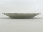 Antique Japanese Porcelain Plate White Floral Butterfly Kozara Yakimono PY467