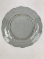 Antique Japanese Porcelain Plate White Floral Butterfly Kozara Yakimono PY469