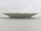 Antique Japanese Porcelain Plate White Floral Butterfly Kozara Yakimono PY469