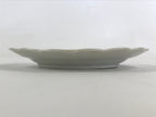 Antique Japanese Porcelain Plate White Floral Butterfly Kozara Yakimono PY469