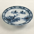 Antique Japanese Porcelain Side Plate Blue Sometsuke Mountain Road Kozara PY312