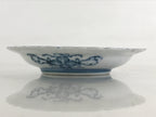 Antique Japanese Porcelain Side Plate Blue Sometsuke Mountain Road Kozara PY312