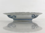 Antique Japanese Porcelain Side Plate Blue Sometsuke Mountain Road Kozara PY313