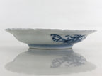 Antique Japanese Porcelain Side Plate Blue Sometsuke Mountain Road Kozara PY313
