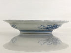 Antique Japanese Porcelain Side Plate Blue Sometsuke Mountain Road Kozara PY317