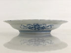 Antique Japanese Porcelain Side Plate Blue Sometsuke Mountain Road Kozara PY317
