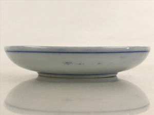 Antique Japanese Porcelain Small Bowl Plate Blue Floral Sometsuke Kozara PY300