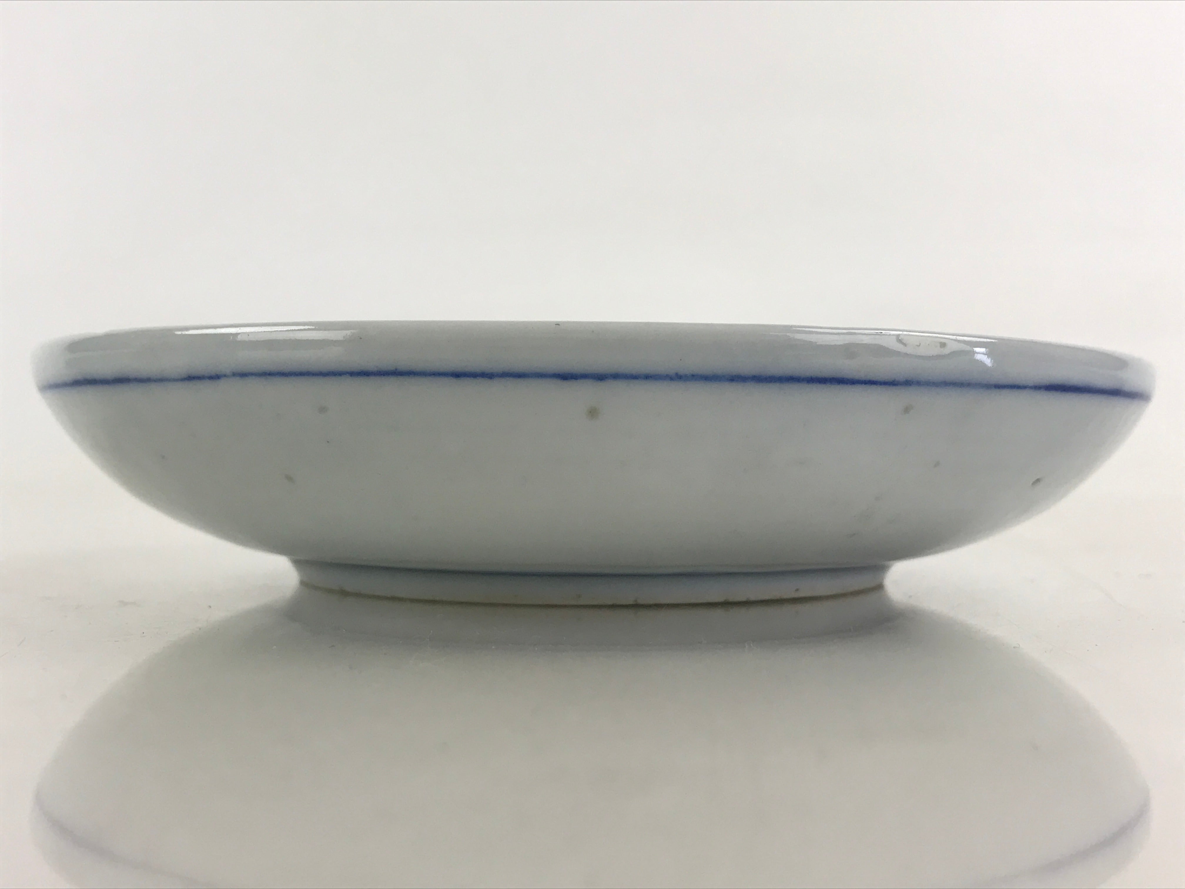 Antique Japanese Porcelain Small Bowl Plate Blue Floral Sometsuke Kozara PY302