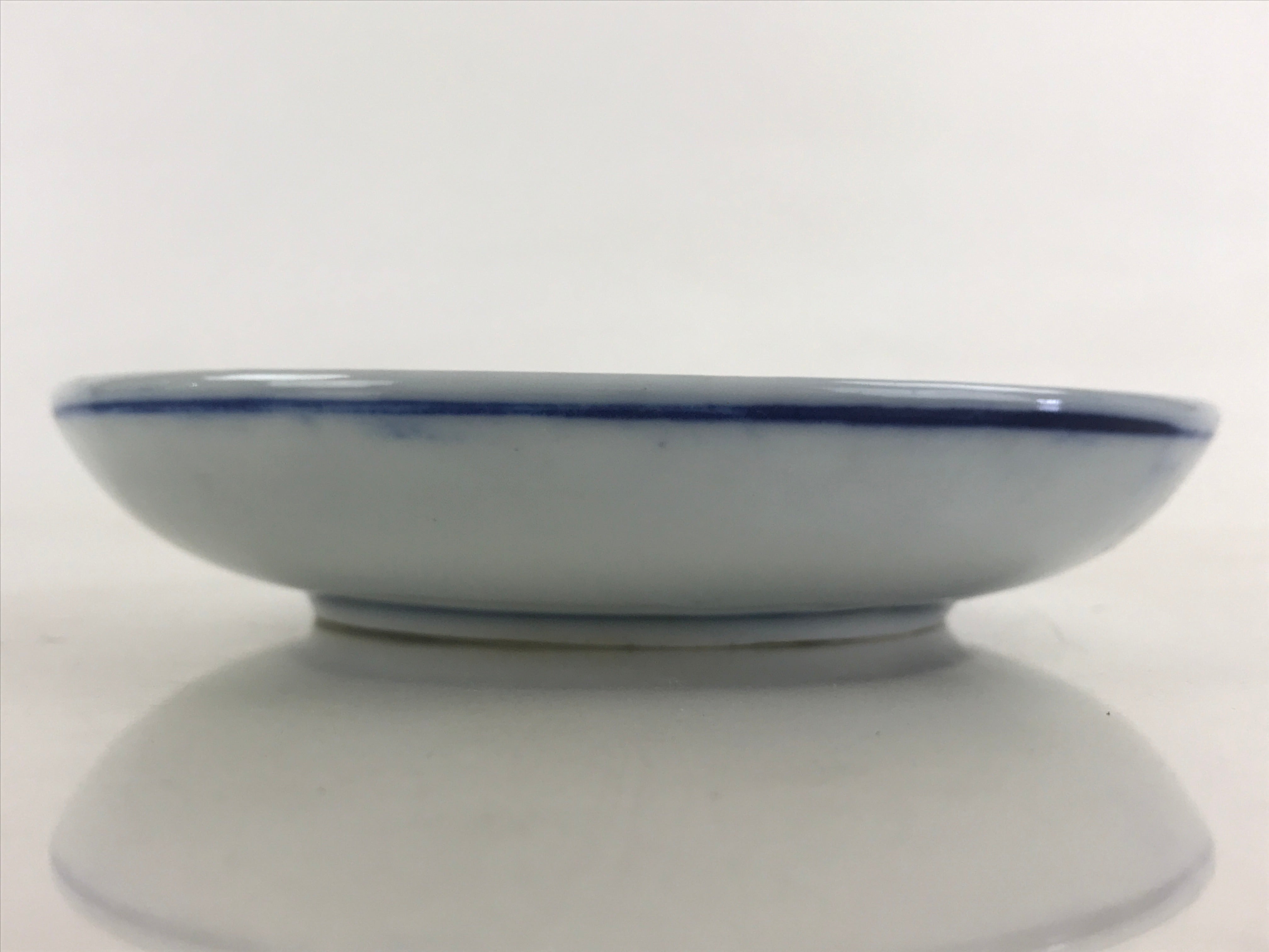 Antique Japanese Porcelain Small Bowl Plate Blue Floral Sometsuke Kozara PY305