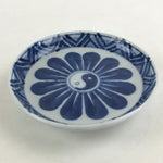 Antique Japanese Porcelain Small Bowl Plate Blue Floral Sometsuke Kozara PY308