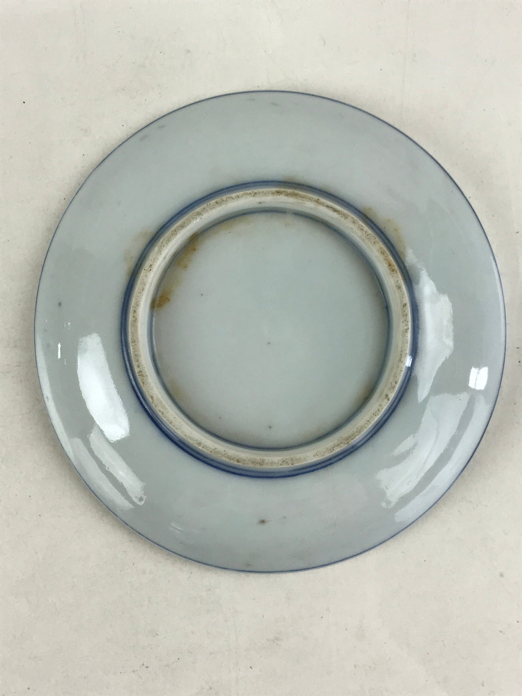 Antique Japanese Porcelain Small Bowl Plate Blue Floral Sometsuke Kozara PY308