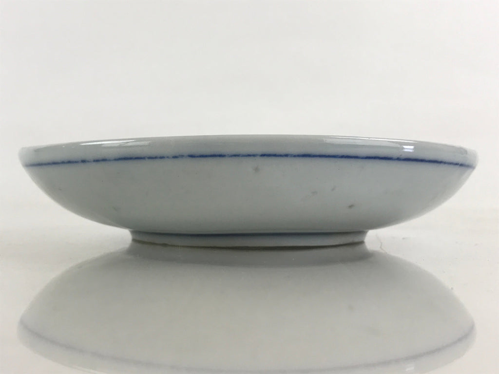 Antique Japanese Porcelain Small Bowl Plate Blue Floral Sometsuke Kozara PY308