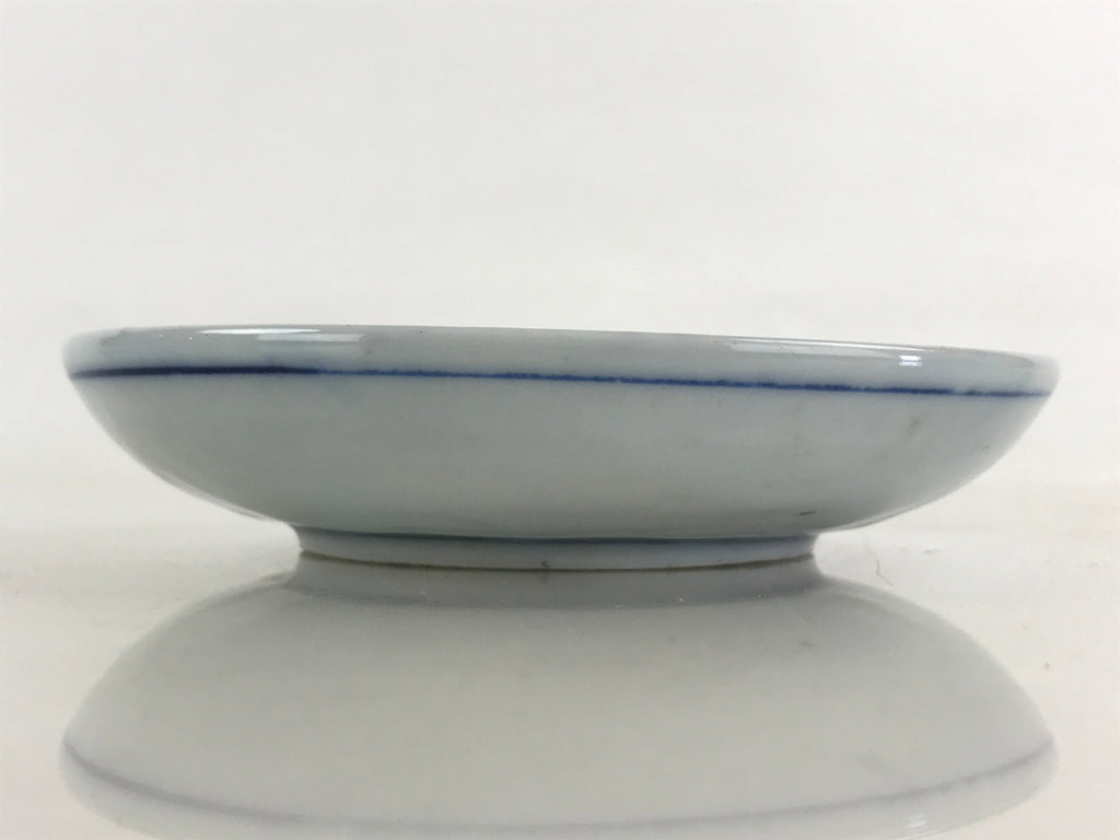 Antique Japanese Porcelain Small Bowl Plate Blue Floral Sometsuke Kozara PY308
