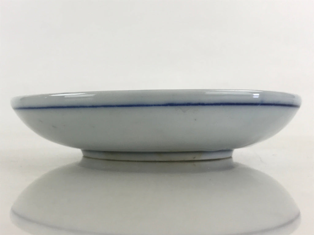 Antique Japanese Porcelain Small Bowl Plate Blue Floral Sometsuke Kozara PY308