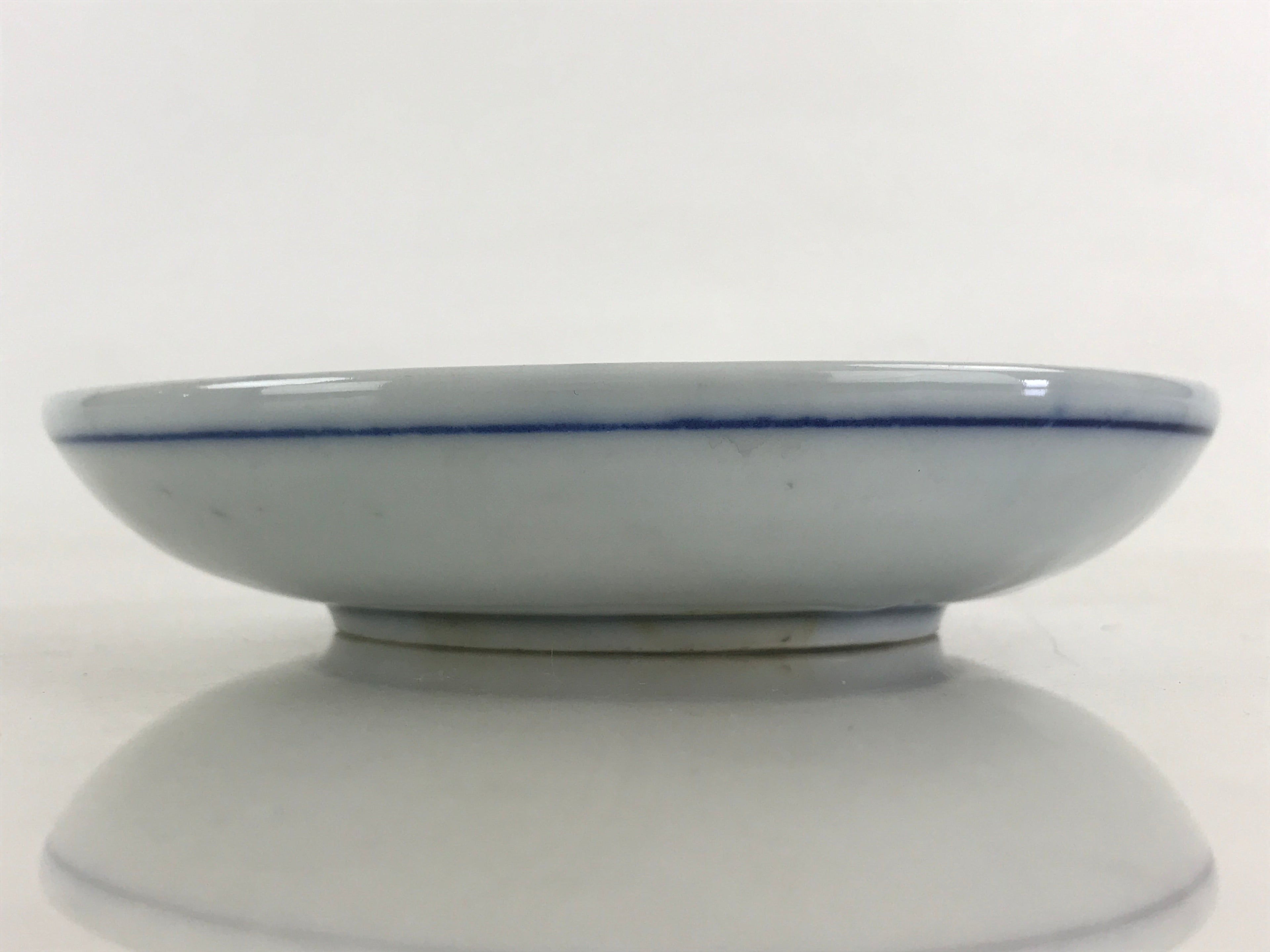 Antique Japanese Porcelain Small Bowl Plate Blue Floral Sometsuke Kozara PY308