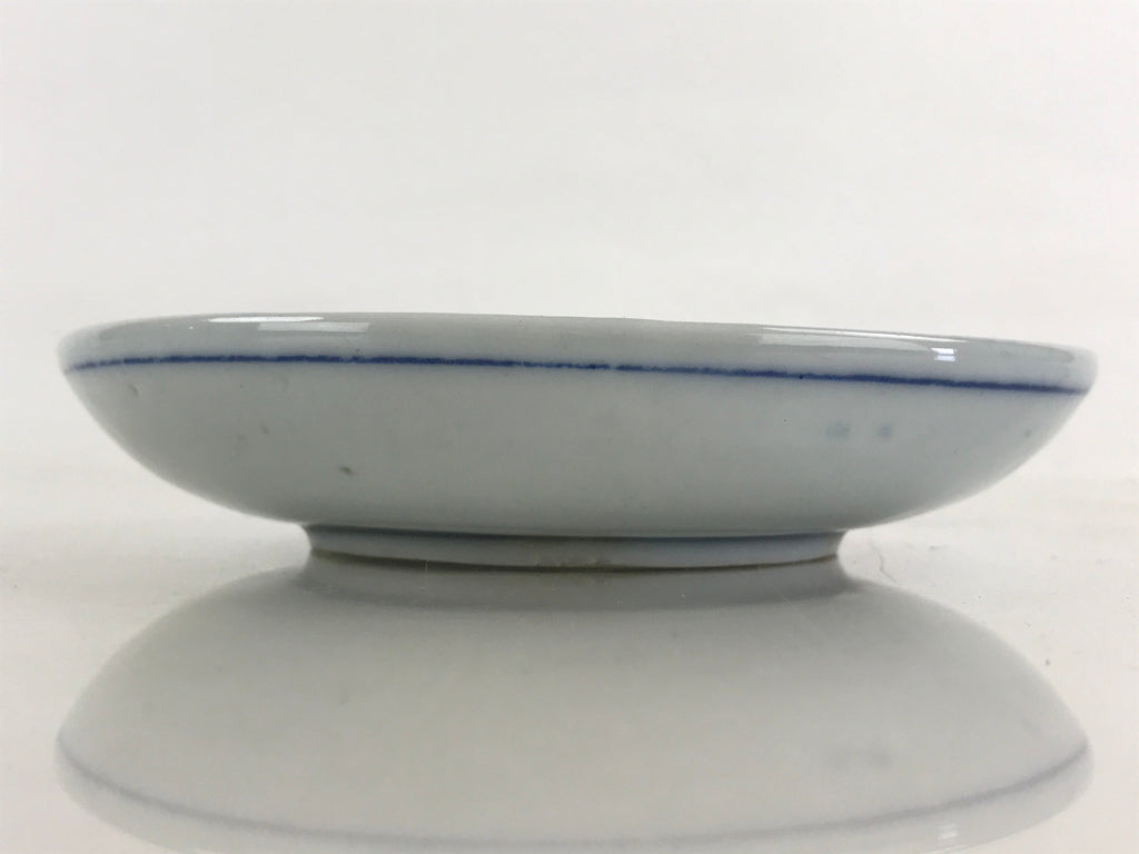 Antique Japanese Porcelain Small Bowl Plate Blue Floral Sometsuke Kozara PY308