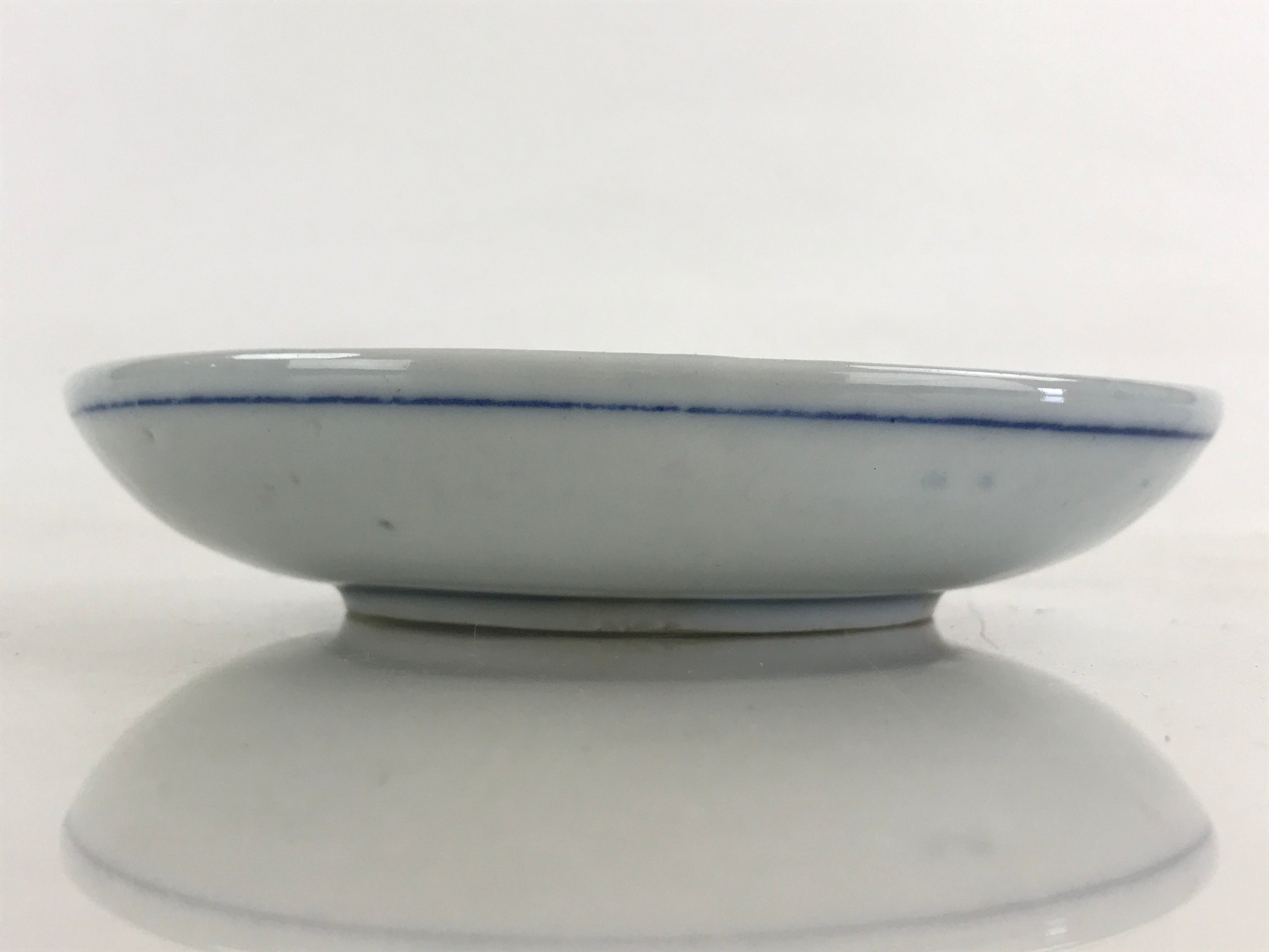 Antique Japanese Porcelain Small Bowl Plate Blue Floral Sometsuke Kozara PY308