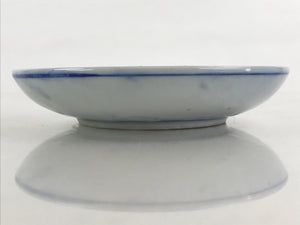 Antique Japanese Porcelain Small Bowl Plate Blue Sometsuke Flower Kozara PY297