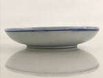 Antique Japanese Porcelain Small Bowl Plate Blue Sometsuke Flower Kozara PY297