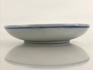 Antique Japanese Porcelain Small Bowl Plate Blue Sometsuke Flower Kozara PY297