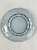 Antique Japanese Porcelain Small Bowl Plate Blue Sometsuke Flower Kozara PY299