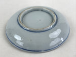 Antique Japanese Porcelain Small Bowl Plate Blue Sometsuke Flower Kozara PY299