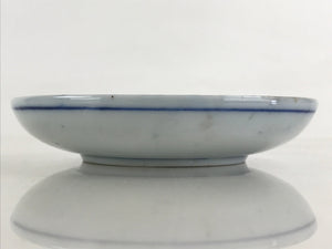 Antique Japanese Porcelain Small Bowl Plate Blue Sometsuke Flower Kozara PY299