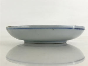 Antique Japanese Porcelain Small Bowl Plate Blue Sometsuke Flower Kozara PY299