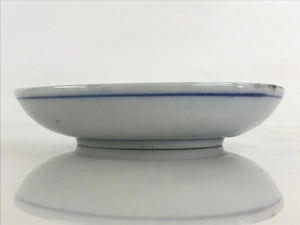 Antique Japanese Porcelain Small Bowl Plate Blue Sometsuke Flower Kozara PY303