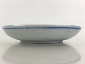 Antique Japanese Porcelain Small Bowl Plate Blue Sometsuke Flower Kozara PY304