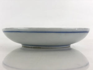 Antique Japanese Porcelain Small Bowl Plate Blue Sometsuke Flower Kozara PY306