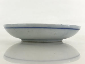 Antique Japanese Porcelain Small Bowl Plate Blue Sometsuke Flower Kozara PY311