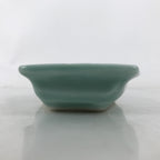 Antique Japanese Porcelain Small Plate Kozara Hexagon Celadon Sayagata Y316
