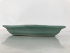 Antique Japanese Porcelain Small Plate Kozara Hexagon Celadon Sayagata Y316