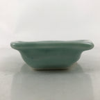 Antique Japanese Porcelain Small Plate Kozara Hexagon Celadon Sayagata Y316