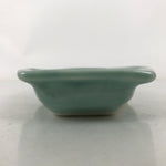 Antique Japanese Porcelain Small Plate Kozara Hexagon Celadon Sayagata Y316