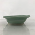 Antique Japanese Porcelain Small Plate Kozara Hexagon Celadon Sayagata Y317