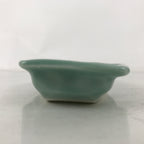 Antique Japanese Porcelain Small Plate Kozara Hexagon Celadon Sayagata Y320