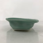 Antique Japanese Porcelain Small Plate Kozara Hexagon Celadon Sayagata Y320