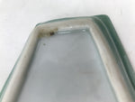 Antique Japanese Porcelain Small Plate Kozara Hexagon Celadon Sayagata Y320
