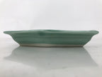 Antique Japanese Porcelain Small Plate Kozara Hexagon Celadon Sayagata Y321