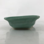 Antique Japanese Porcelain Small Plate Kozara Hexagon Celadon Sayagata Y322