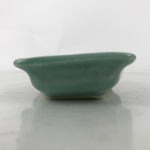 Antique Japanese Porcelain Small Plate Kozara Hexagon Celadon Sayagata Y322