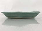 Antique Japanese Porcelain Small Plate Kozara Hexagon Celadon Sayagata Y323