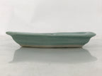 Antique Japanese Porcelain Small Plate Kozara Hexagon Celadon Sayagata Y325