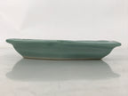 Antique Japanese Porcelain Small Plate Kozara Hexagon Celadon Sayagata Y327