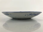 Antique Japanese Porcelain Sometsuke Plate Blue White Village Turtle Crane PY822