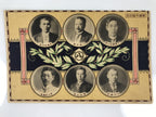Antique Japanese Postcard Aichi Nagoya Mayor Portraits C1920 Black White PC122