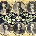 Antique Japanese Postcard Aichi Nagoya Mayor Portraits C1920 Black White PC122