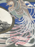 Antique Japanese Postcard Chinese Temple Photograph C1900 Phoenix Stamp PC117